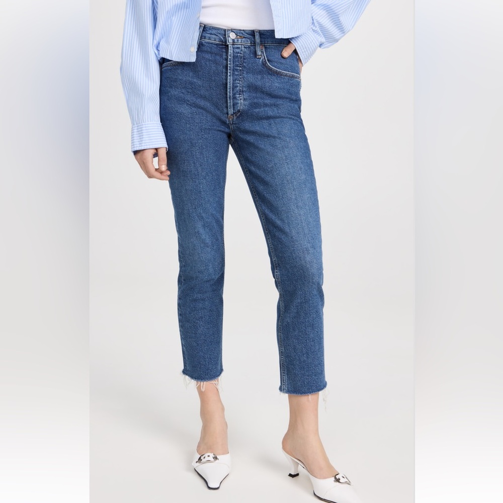 Agolde Blue Ankle & Cropped Jeans